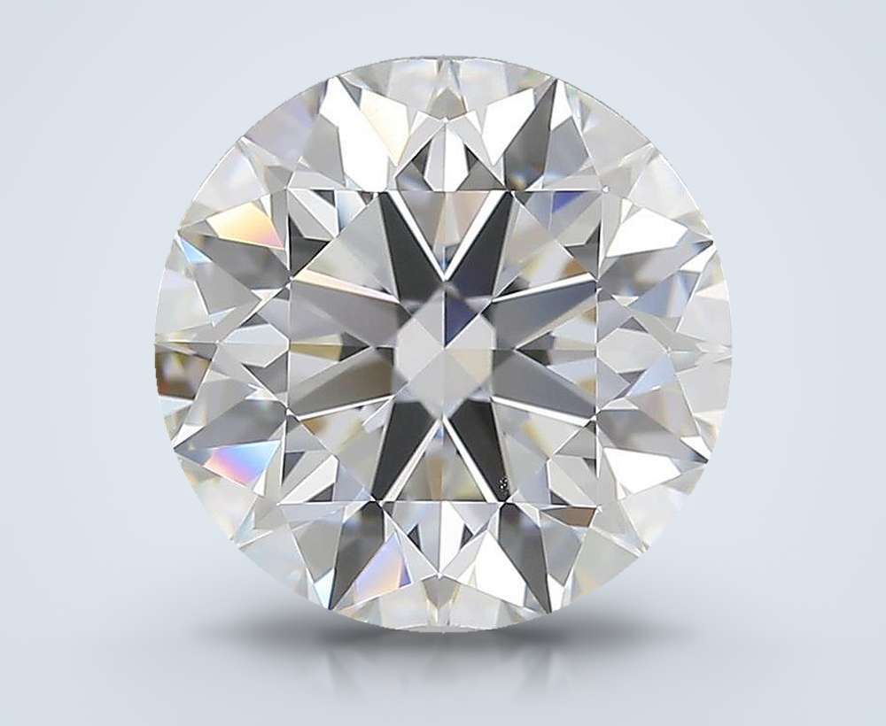 4.32 Carat Round Lab Diamond
