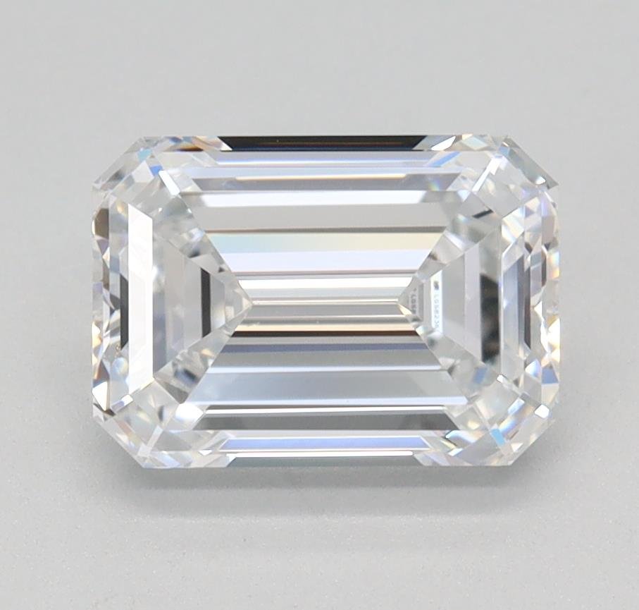 1.51ct D VS1 Rare Carat Ideal Cut Emerald Lab Grown Diamond