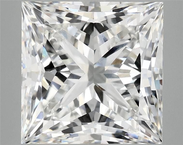8.04ct E VVS2 Rare Carat Ideal Cut Princess Lab Grown Diamond