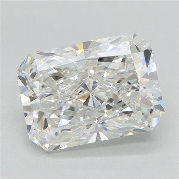 2.10ct F VVS2 Rare Carat Ideal Cut Radiant Lab Grown Diamond