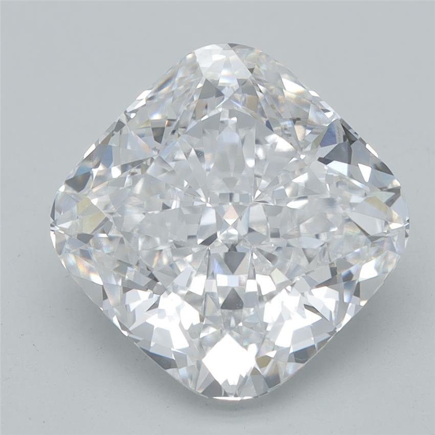 3.25ct E VVS2 Rare Carat Ideal Cut Cushion Lab Grown Diamond