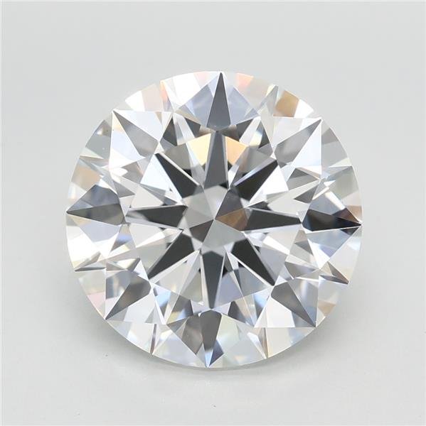 3.70ct F VVS2 Rare Carat Ideal Cut Round Lab Grown Diamond