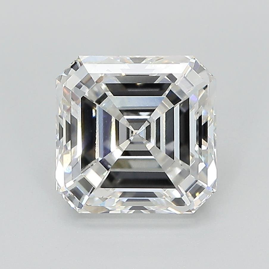 2.57ct E VVS2 Excellent Cut Asscher Lab Grown Diamond