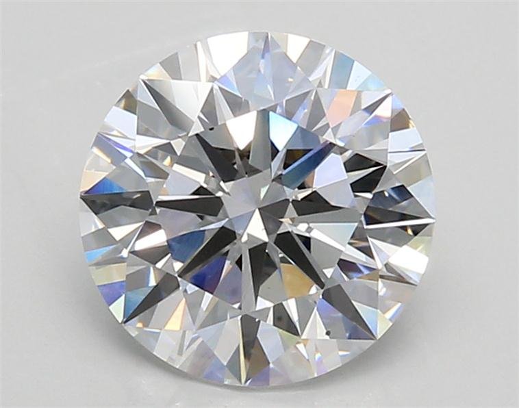 2.54ct D VS2 Rare Carat Ideal Cut Round Lab Grown Diamond