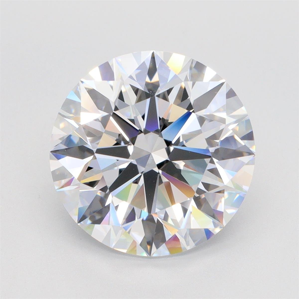 6.02ct E IF Rare Carat Ideal Cut Round Lab Grown Diamond