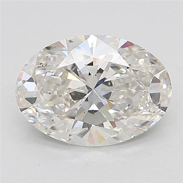 1.56ct F VS2 Rare Carat Ideal Cut Oval Lab Grown Diamond