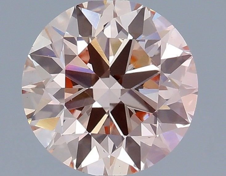 1.57 Ct. Fancy Intense Pink Round Lab Diamond