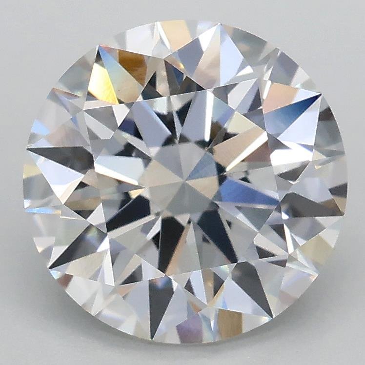 2.53ct D VVS2 Rare Carat Ideal Cut Round Lab Grown Diamond