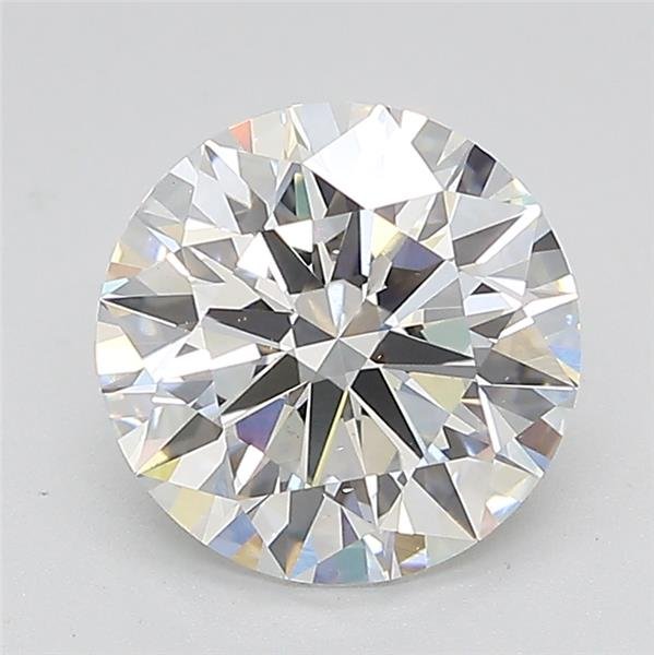 2.07ct D VS2 Rare Carat Ideal Cut Round Lab Grown Diamond