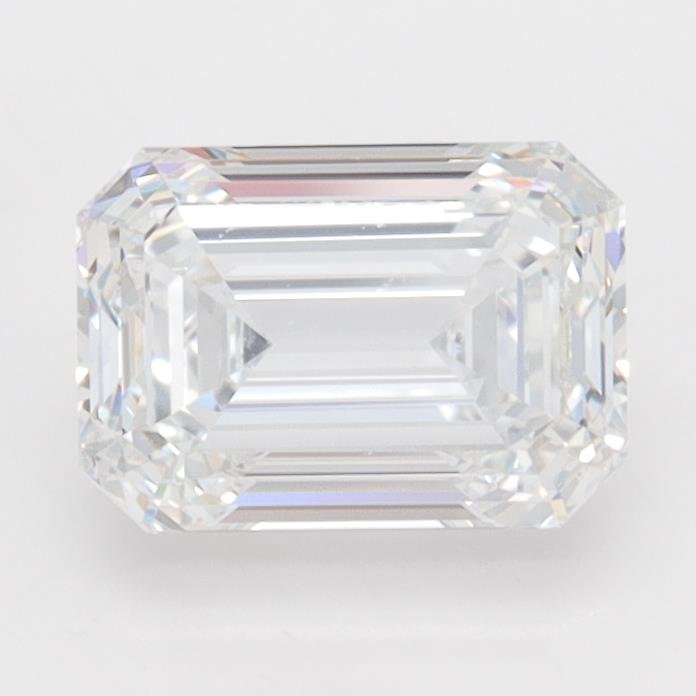 1.51ct D VVS1 Rare Carat Ideal Cut Emerald Lab Grown Diamond