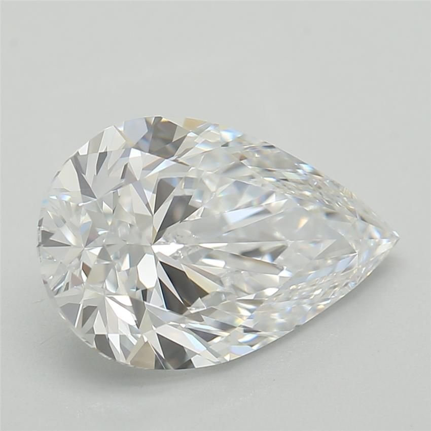 1.57ct D VS1 Rare Carat Ideal Cut Pear Lab Grown Diamond