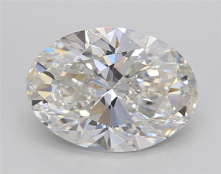 3.21ct G VS2 Rare Carat Ideal Cut Oval Lab Grown Diamond