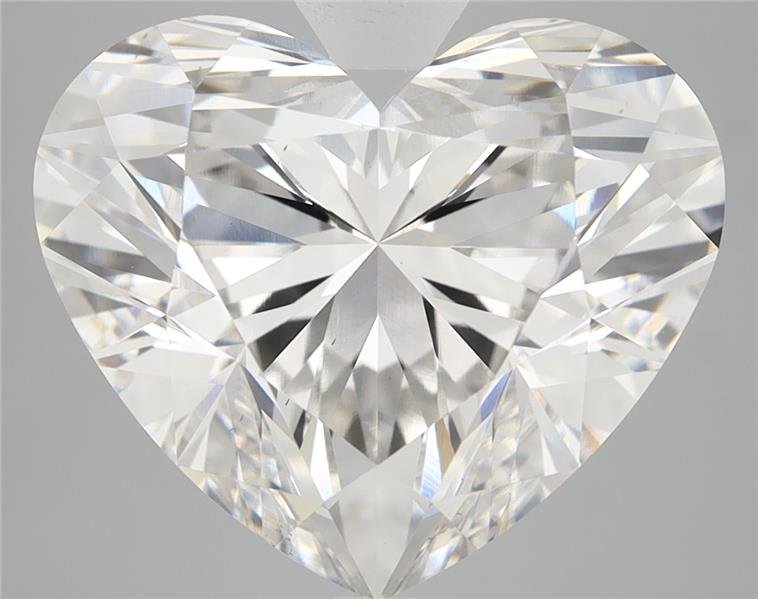 9.57ct F VS2 Rare Carat Ideal Cut Heart Lab Grown Diamond