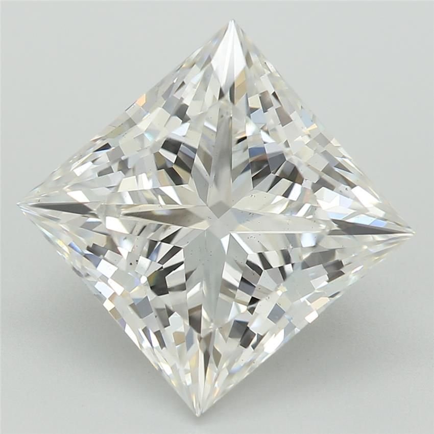 3.56ct E VS2 Rare Carat Ideal Cut Princess Lab Grown Diamond