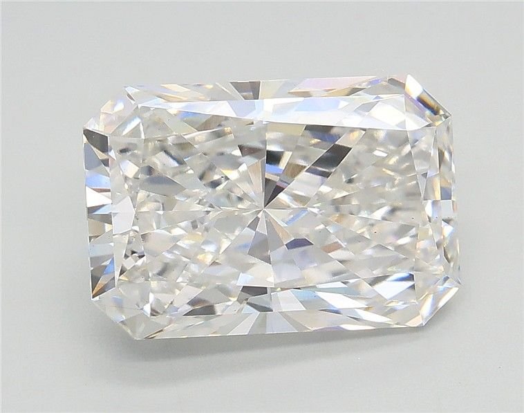 3.54ct F VS2 Rare Carat Ideal Cut Radiant Lab Grown Diamond