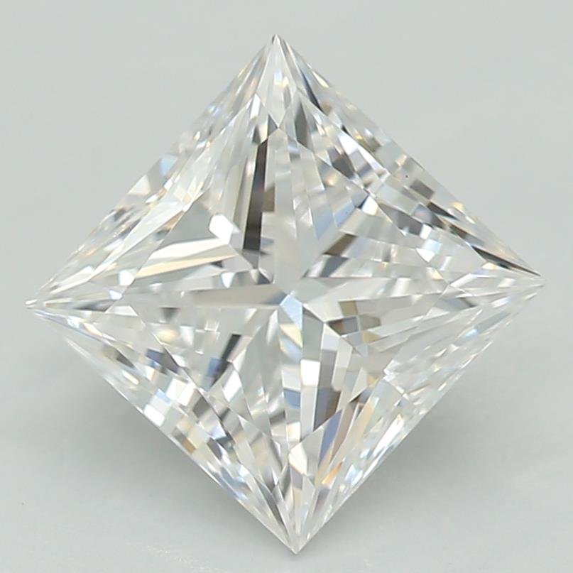 1.05ct D VVS2 Rare Carat Ideal Cut Princess Lab Grown Diamond