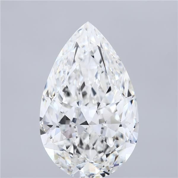 15.00ct G VS1 Rare Carat Ideal Cut Pear Lab Grown Diamond