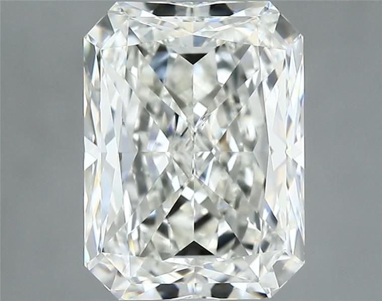 3.04ct I SI1 Rare Carat Ideal Cut Radiant Diamond