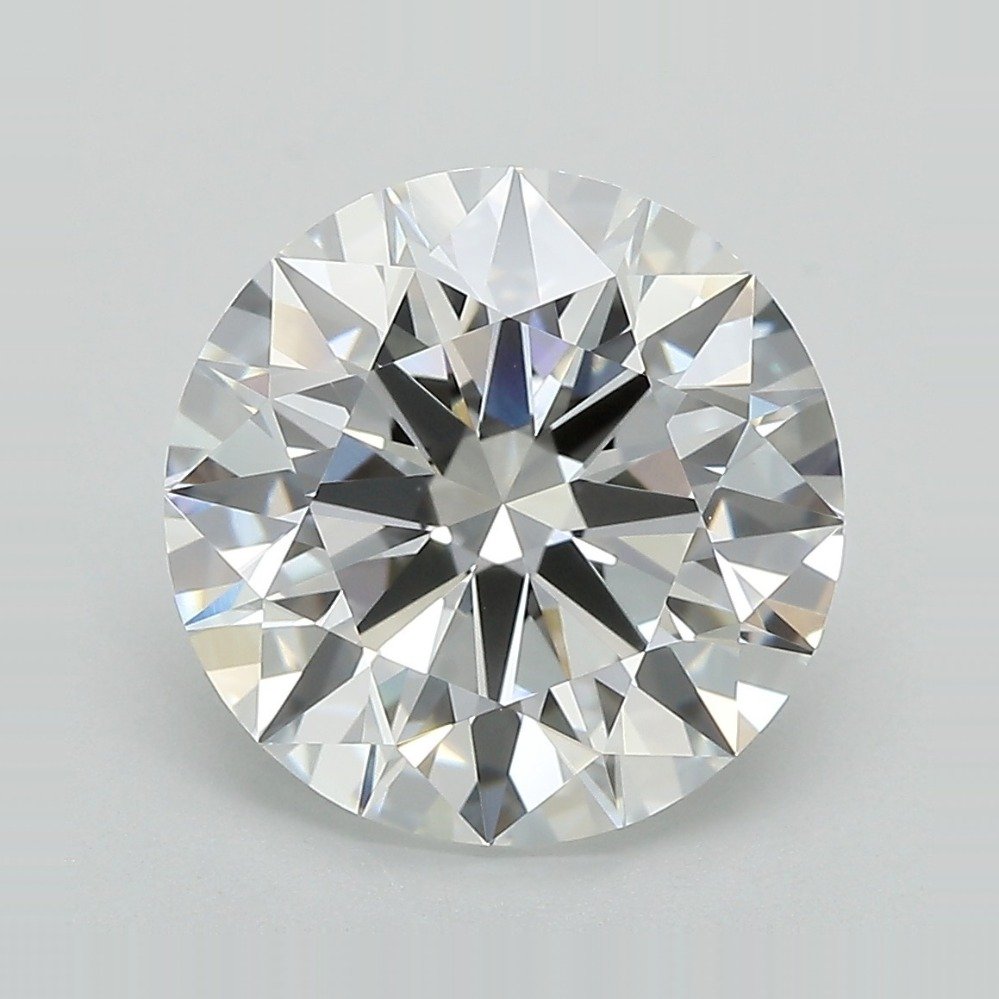 5.01ct E VVS2 Rare Carat Ideal Cut Round Lab Grown Diamond