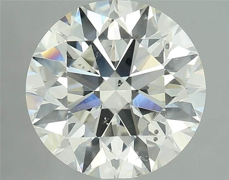 3.53ct J SI1 Rare Carat Ideal Cut Round Diamond
