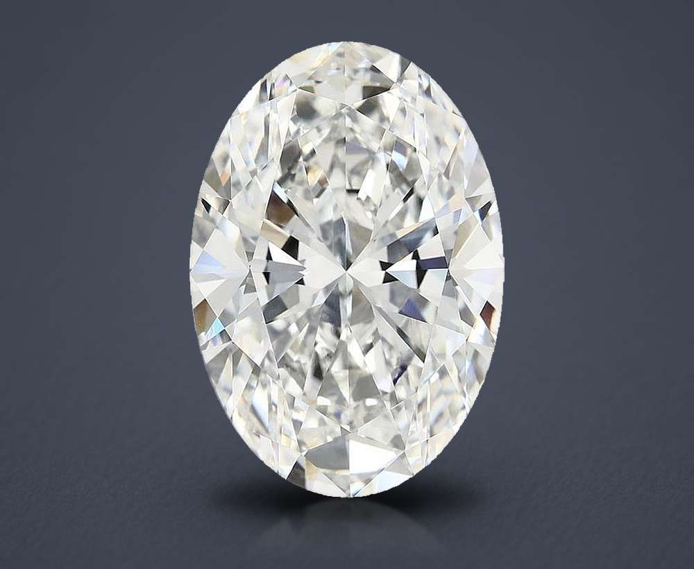 9.60 Carat Oval Lab Diamond