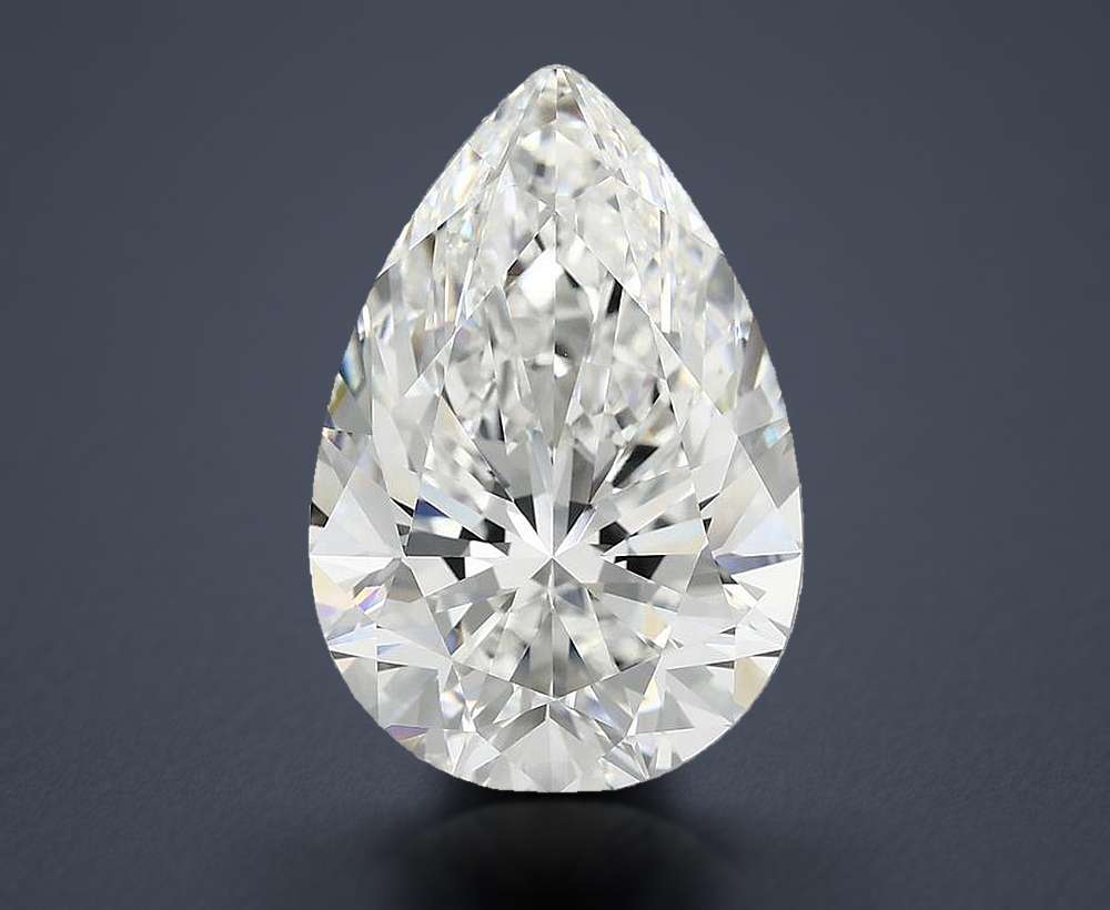6.34 Carat Pear Lab Diamond