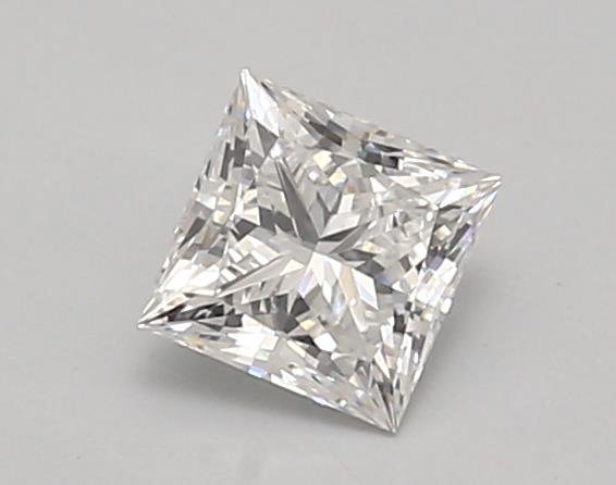 0.88ct D VVS2 Rare Carat Ideal Cut Princess Lab Grown Diamond