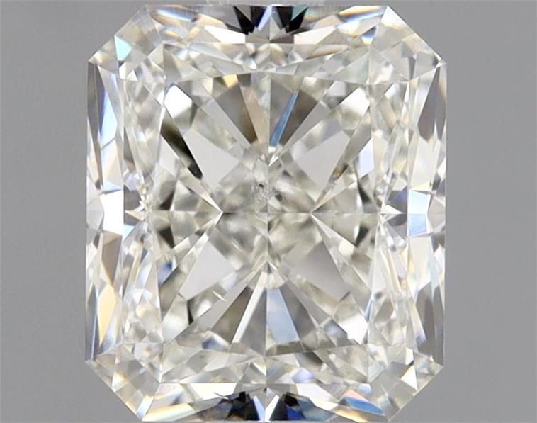 1.71ct J SI1 Rare Carat Ideal Cut Radiant Diamond