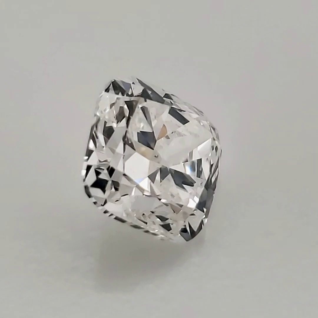 1.31ct E VS2 Rare Carat Ideal Cut Cushion Diamond