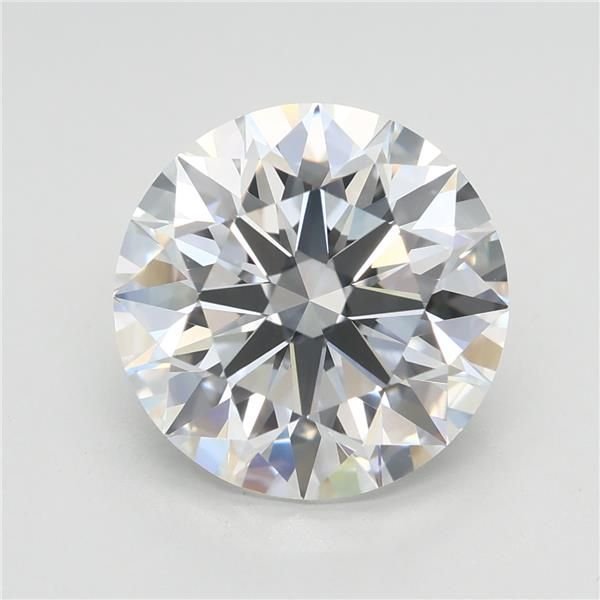 4.59ct F VVS2 Rare Carat Ideal Cut Round Lab Grown Diamond