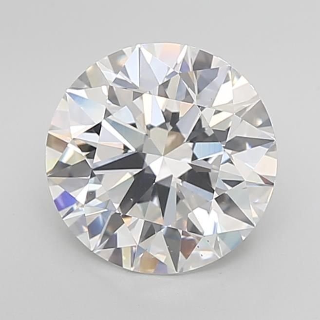 5.05ct E VS2 Rare Carat Ideal Cut Round Lab Grown Diamond