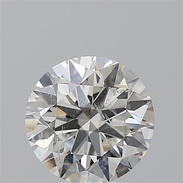 2.70ct H SI2 Rare Carat Ideal Cut Round Diamond