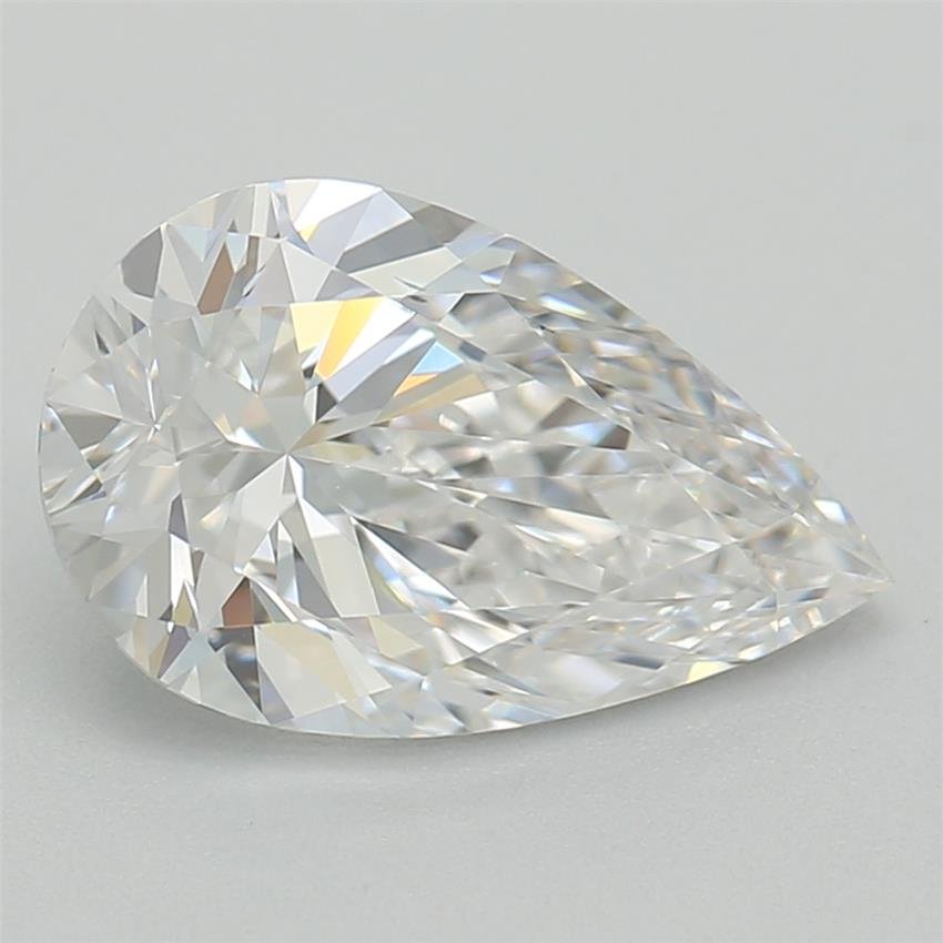 1.08ct D VS2 Rare Carat Ideal Cut Pear Lab Grown Diamond