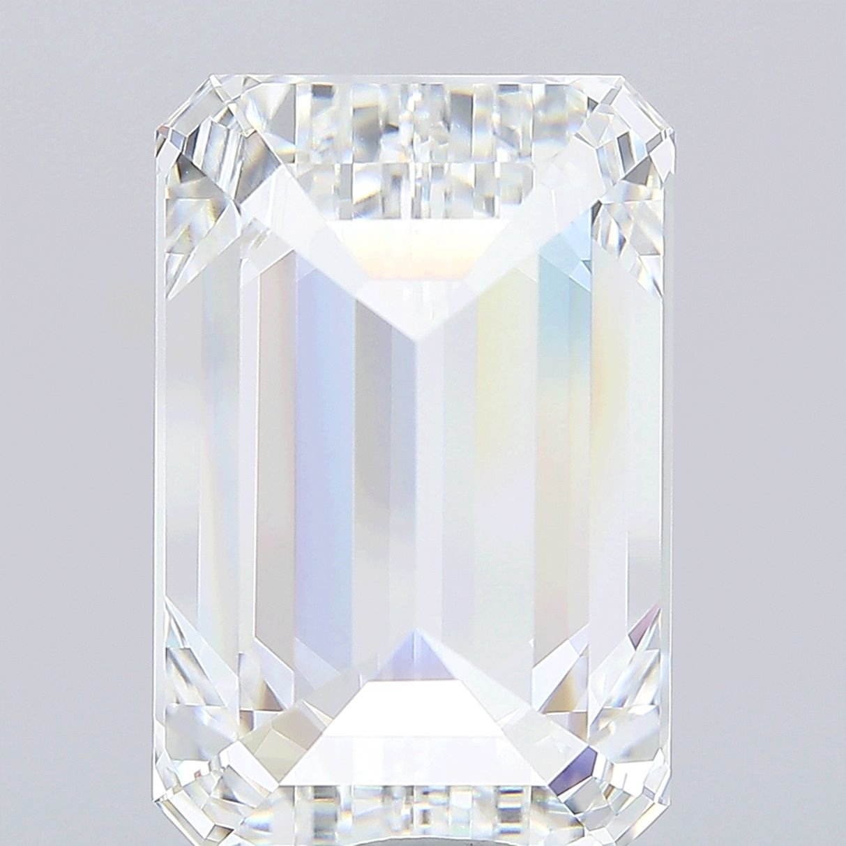 17.51ct F VVS2 Very Good Cut Emerald Lab Grown Diamond