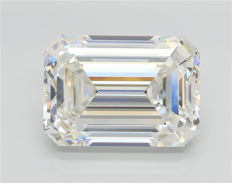 13.08ct G VS1 Rare Carat Ideal Cut Emerald Lab Grown Diamond