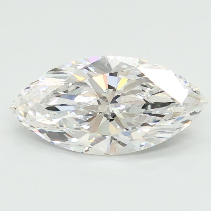 1.11ct D VVS2 Rare Carat Ideal Cut Marquise Lab Grown Diamond