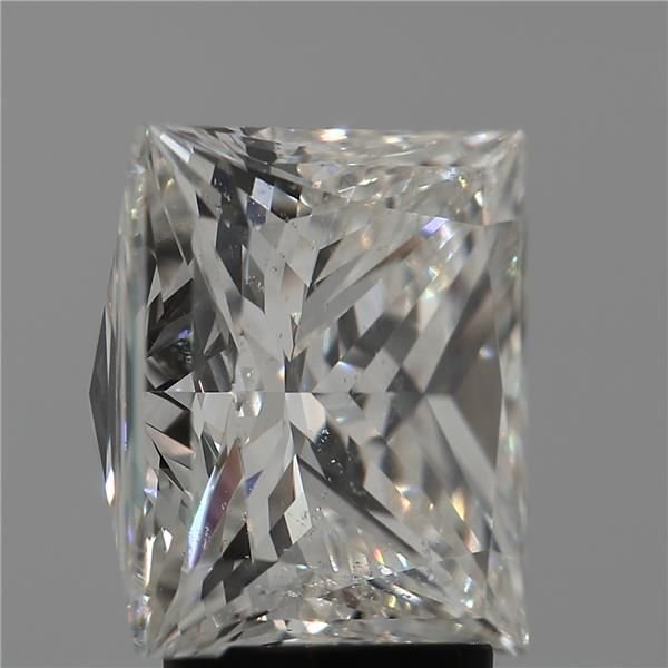 5.02ct I SI2 Rare Carat Ideal Cut Princess Diamond