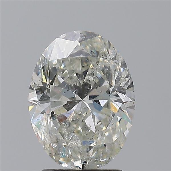 2.04ct H SI2 Rare Carat Ideal Cut Oval Diamond