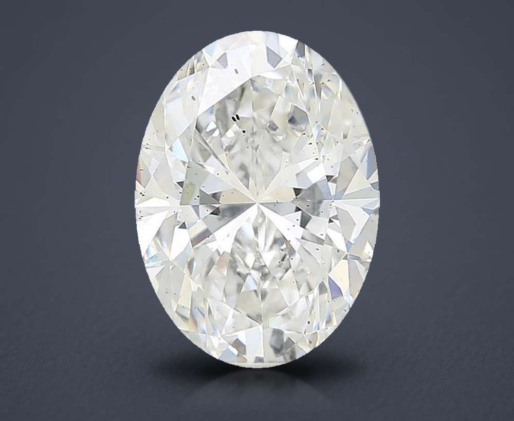 5.50 Carat Oval Lab Diamond