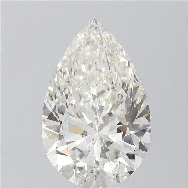 7.06ct H SI1 Very Good Cut Pear Diamond