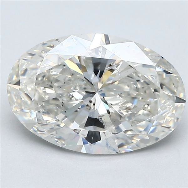 2.01ct H SI2 Excellent Cut Oval Diamond