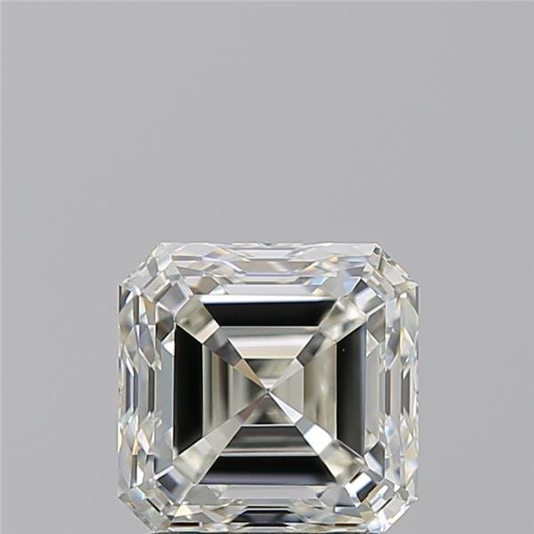 2.01ct K VVS2 Rare Carat Ideal Cut Asscher Diamond