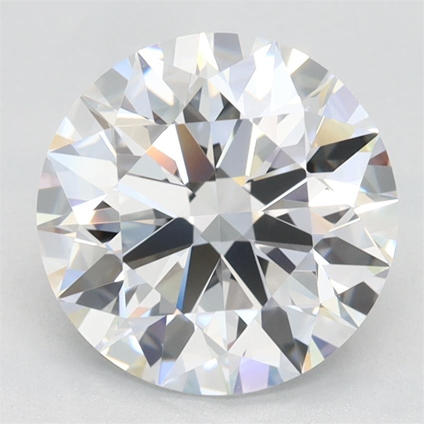 2.58ct D VVS1 Rare Carat Ideal Cut Round Lab Grown Diamond