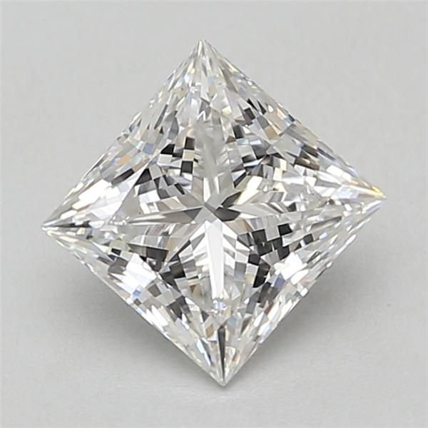 2.08ct E VS1 Rare Carat Ideal Cut Princess Lab Grown Diamond