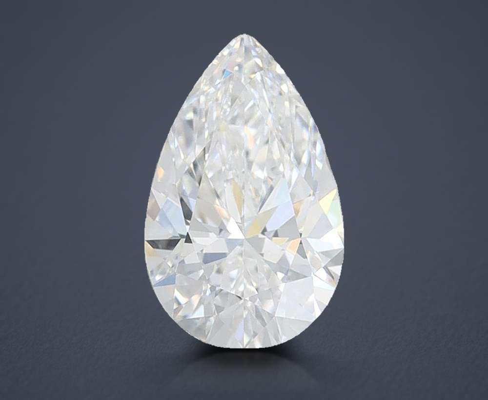 1.00 Carat Pear Lab Diamond