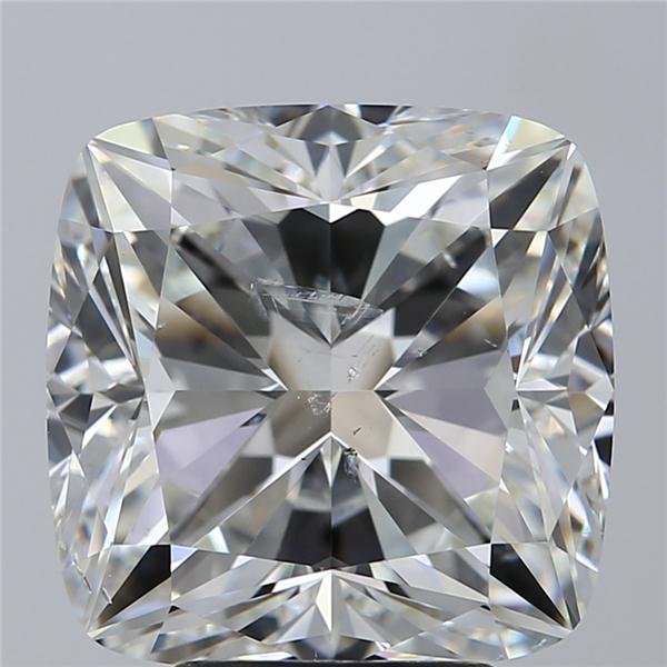 5.04ct G SI2 Rare Carat Ideal Cut Cushion Diamond