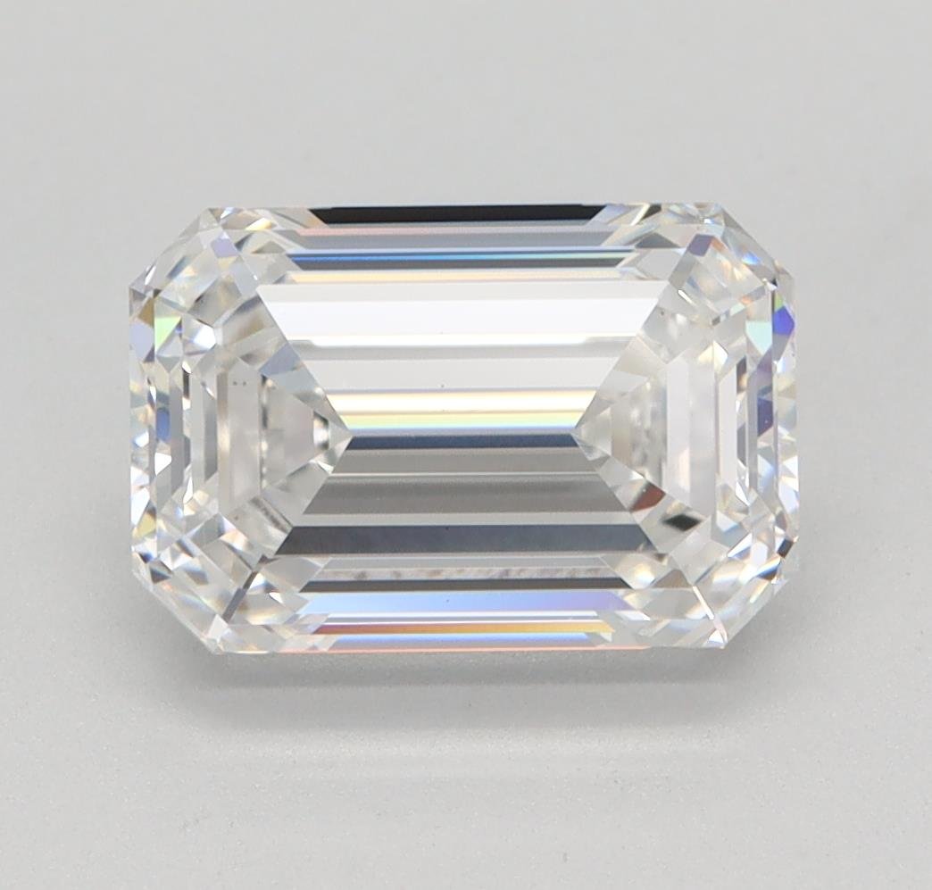 2.01ct E VS1 Rare Carat Ideal Cut Emerald Lab Grown Diamond