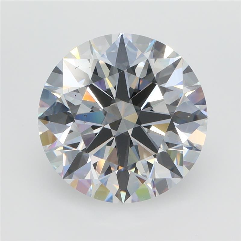 3.13ct D VS1 Rare Carat Ideal Cut Round Lab Grown Diamond