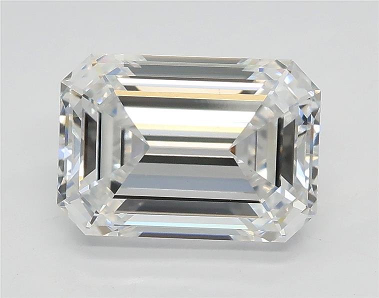 2.08ct D VS1 Excellent Cut Emerald Lab Grown Diamond