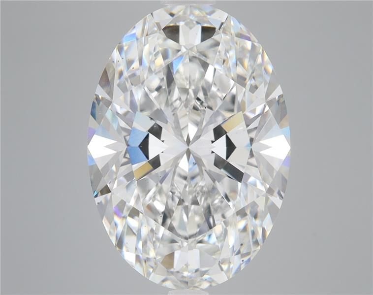 8.87ct F VS2 Rare Carat Ideal Cut Oval Lab Grown Diamond